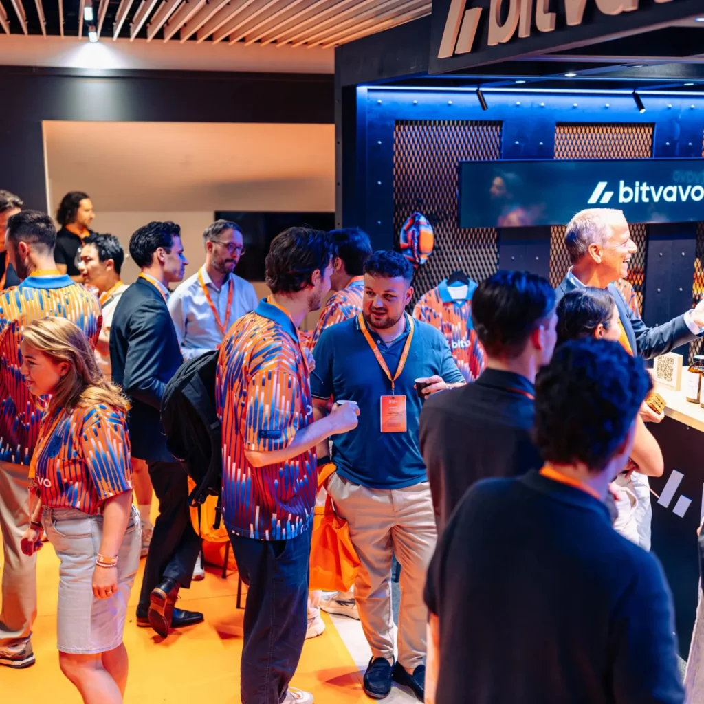 Bitvavo booth during Dutch Blockchain Week