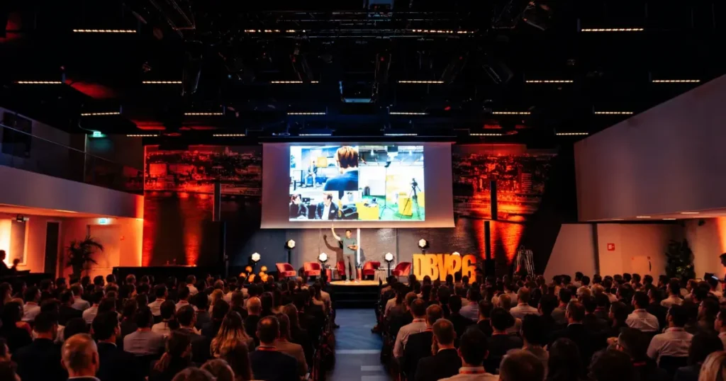 Not only the mainstage of Dutch Blockchain Week but also the Amsterdam stage