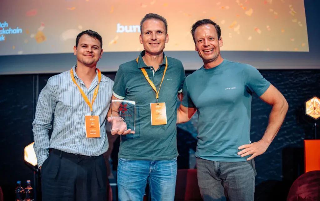 bunq winner at the Dutch Blockchain Week