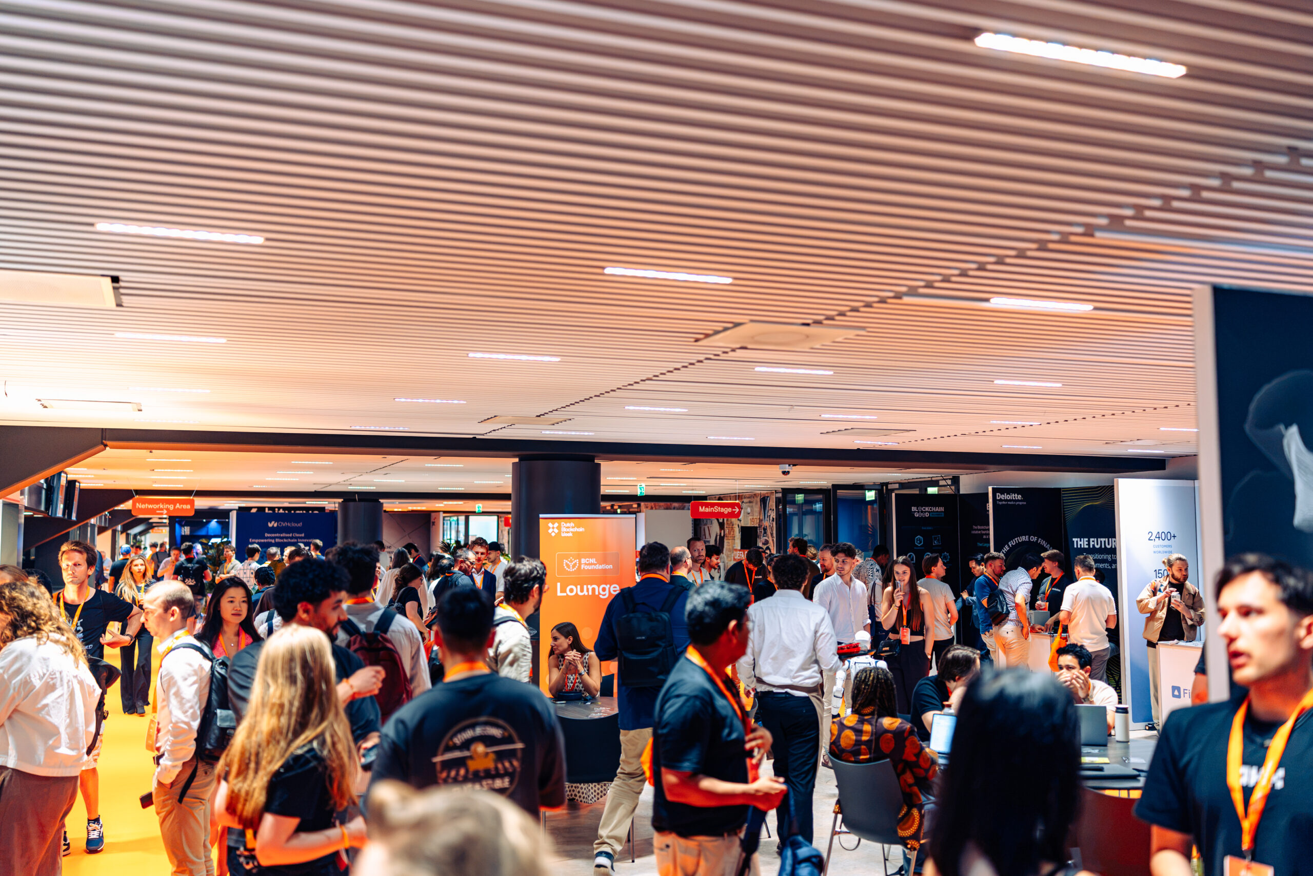 Partner area at Dutch Blockchain Week Summit 2026 in Amsterdam