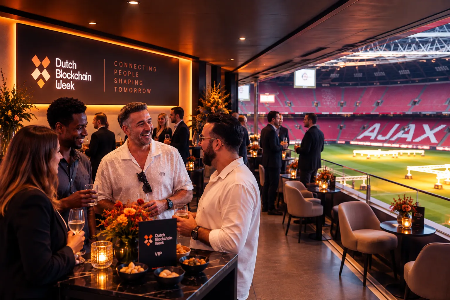 Royal Lounge Johan Cruijff ArenA during Dutch Blockchain Week